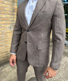 Ascot Light Brown Tweed 2 Piece Suit