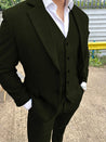 Blinder Green Herringbone Tweed 3 Piece Suit