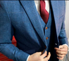 Blinder Blue Estate Herringbone Tweed 2 Piece Suit