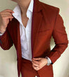 Burnt Orange Monet 3 Piece Suit