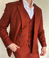 Burnt Orange Monet 3 Piece Suit