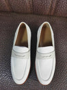 Cream Loafers Men