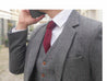 Peaky Grey Estate Herringbone Tweed 3 Piece Suit CUSTOM