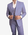 French Lavender 3 Piece Linen Suit