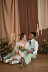Wedding Mediterranean Sage 2 Piece Linen Suit