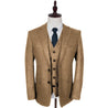 Ascot Light Brown Tweed Suit