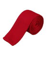 Red Knitted Tie