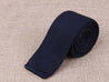 Navy Knitted Tie