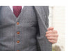 Peaky Grey Estate Herringbone Tweed 3 Piece Suit