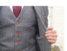 Peaky Grey Estate Herringbone Tweed 3 Piece Suit + FREE MASK
