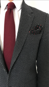 Maroon Knitted Tie