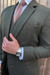 Olive Peaky Green Tweed Jacket
