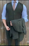 Olive Peaky Green Tweed Jacket