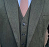 Olive Peaky Green Tweed Jacket