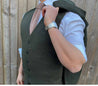 Olive Peaky Green Tweed Jacket