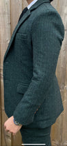 Wedding Derby Green 3 Piece Tweed Men's Suit