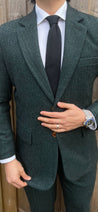 Derby Green 2 Piece Tweed Men's Suit