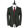 Peaky Green With Yellow & Red Windowpane Tweed jacket